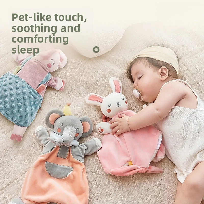 Baby Sleep Soothing Teething Toys Plush Stuffed Comfort Blanket Dolls: Little Rabbit, Piglet, and Fawn Perfect Baby Gifts
Baby Sleep Soothing Teething Toys Plush Stuffed Comfort Blanket Dolls: Little Rabbit, Piglet, and Fawn Perfect Baby Gifts