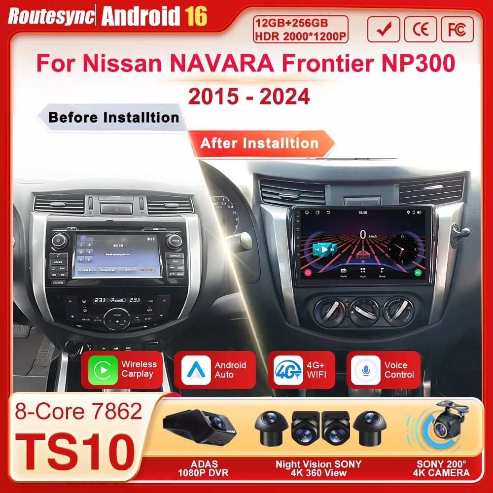 10-дюймовый автомобильный аудиоплеер для Nissan NAVARA Frontier NP300 2015-2024, Android 16, 5G, Wi-Fi, навигация, GPS, сенсорный экран, 2 DIN
10-дюймовый автомобильный аудиоплеер для Nissan NAVARA Frontier NP300 2015-2024, Android 16, 5G, Wi-Fi, навигация, GPS, сенсорный экран, 2 DIN