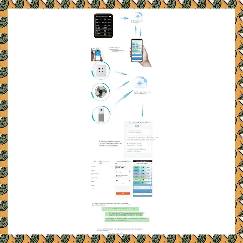 A77I 1Set Air Quality Monitor TVOC CO2 Gas CH2O Temperature Humidity Meter Multifunctional ,White
A77I 1Set Air Quality Monitor TVOC CO2 Gas CH2O Temperature Humidity Meter Multifunctional ,White