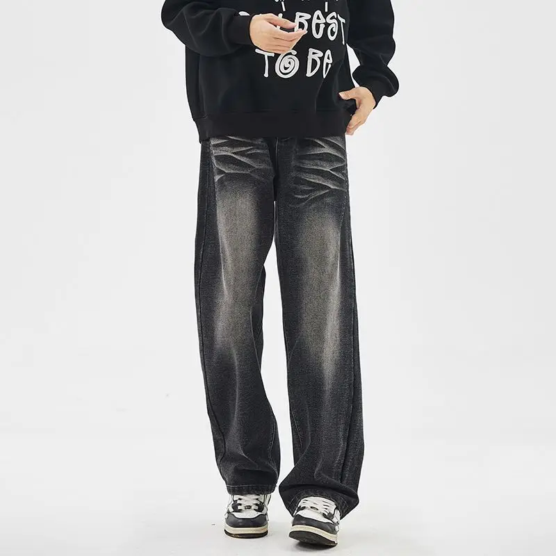 Осень-зима, толстые широкие брюки, джинсы, модные мужские прямые свободные индивидуальные уличные джинсы, винтажные джинсовые брюки с градиентом
Осень-зима, толстые широкие брюки, джинсы, модные мужские прямые свободные индивидуальные уличные джинсы, винтажные джинсовые брюки с градиентом