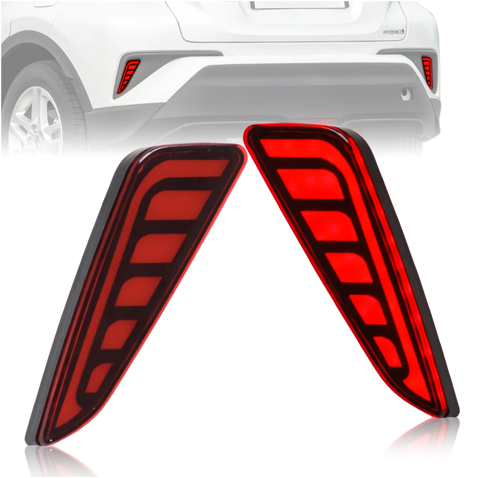 Hot Sale LED Rear Bumper Lights With Scan Modification Braking Warning Lights Modification Reflector
Hot Sale LED Rear Bumper Lights With Scan Modification Braking Warning Lights Modification Reflector