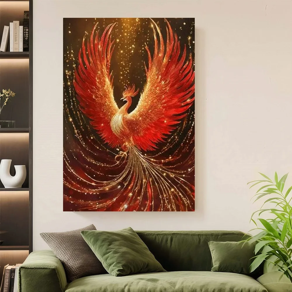 Fire Phoenix Canvas Wall Art, Mythical Phoenix Bird Poster, High Quality Canvas Print for Living Room, Bedroom
Fire Phoenix Canvas Wall Art, Mythical Phoenix Bird Poster, High Quality Canvas Print for Living Room, Bedroom
