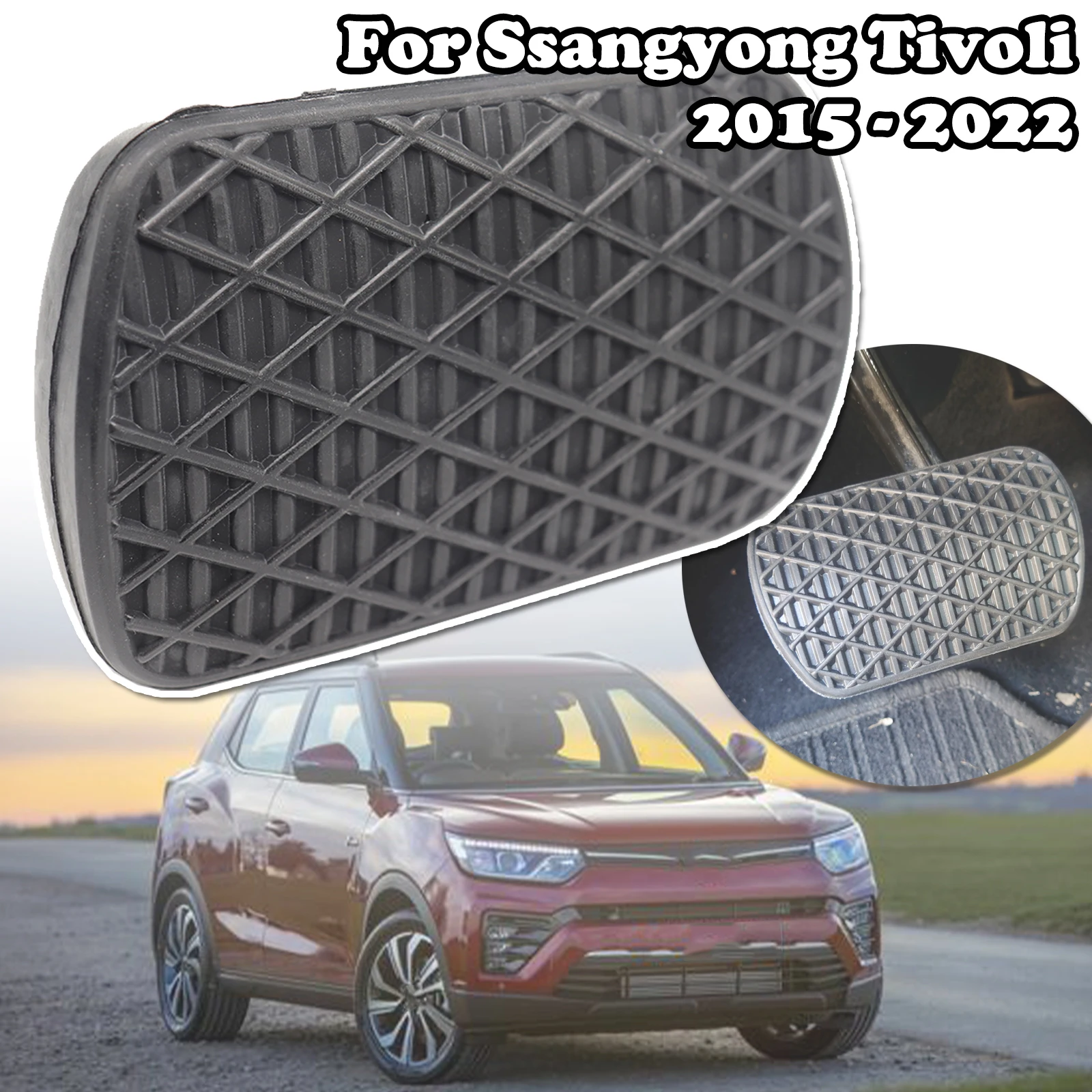 4887111100 Car Automatic Black Rubber Brake Clutch Foot Pedal Pad Covers For Ssangyong Tivoli 2015 2016 2017 2018 2019 - 2022
4887111100 Car Automatic Black Rubber Brake Clutch Foot Pedal Pad Covers For Ssangyong Tivoli 2015 2016 2017 2018 2019 - 2022