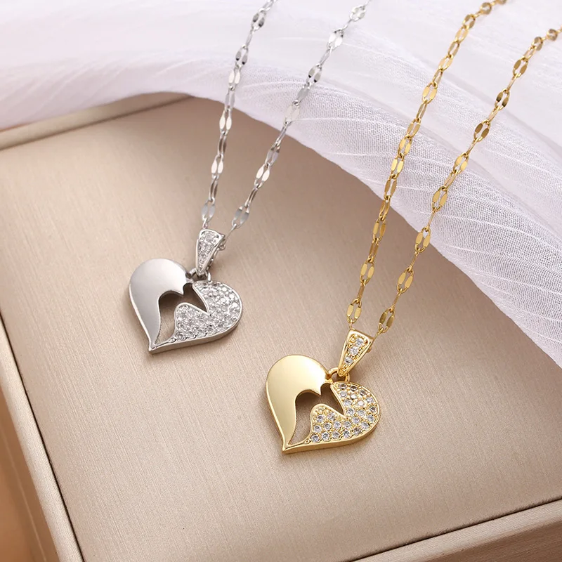 Heart-wrenching, versatile, light luxury banquet, wedding necklace, versatile collarbone chain, titanium steel
Heart-wrenching, versatile, light luxury banquet, wedding necklace, versatile collarbone chain, titanium steel