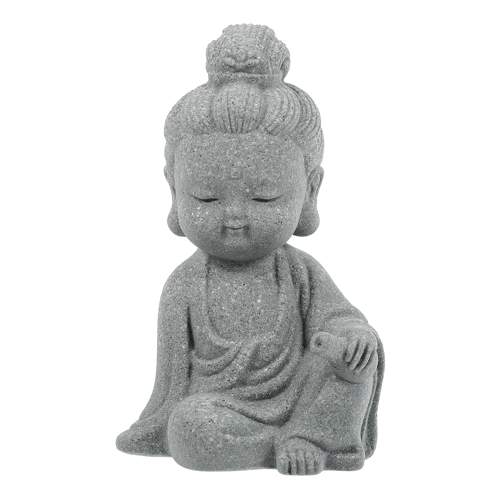 Resin Buddha Statue Decorative Figurine Mini Sculpture for Desk Office Small Size Gray Color
Resin Buddha Statue Decorative Figurine Mini Sculpture for Desk Office Small Size Gray Color