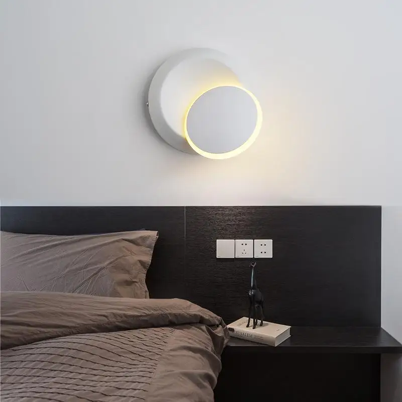 Rotation Creative Led Wall Lamp Nordic Simple Stairway Balcony Led Wall Light Bedroom Bedside Stair Light Indoor Lighting
Rotation Creative Led Wall Lamp Nordic Simple Stairway Balcony Led Wall Light Bedroom Bedside Stair Light Indoor Lighting