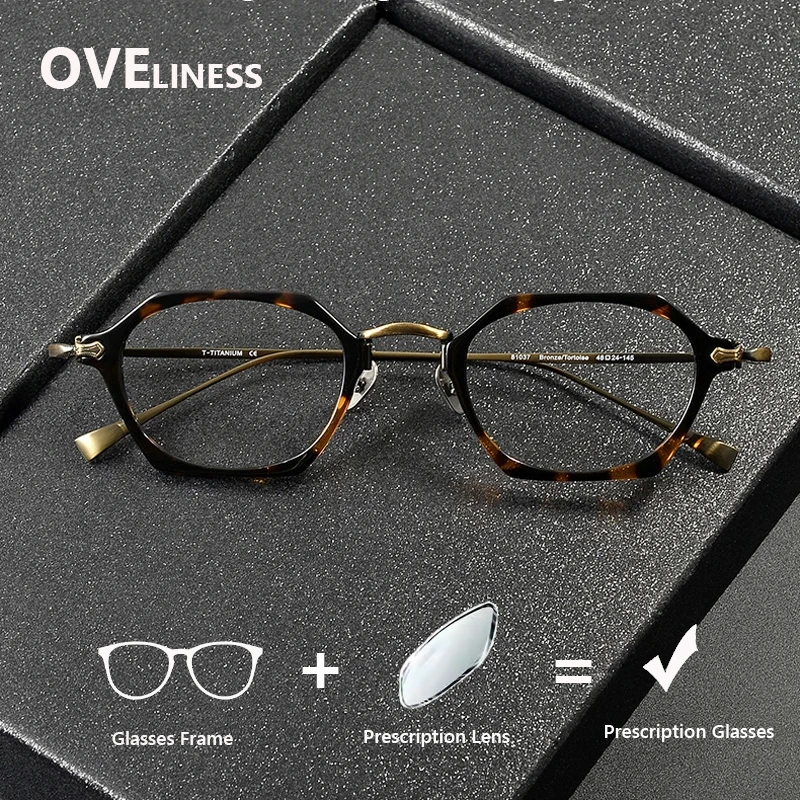 Acetate Titanium optical Glasses Frame Men Retro Square Eyeglasses frames Women Prescription myopia Eyewear male spectacles
Acetate Titanium optical Glasses Frame Men Retro Square Eyeglasses frames Women Prescription myopia Eyewear male spectacles