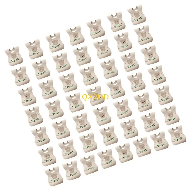 QX2D, 50 шт., одноразовые нагрудники для малышей с узором медвежонка, набор нетканых детских нагрудников для занятий во время и
QX2D, 50 шт., одноразовые нагрудники для малышей с узором медвежонка, набор нетканых детских нагрудников для занятий во время и