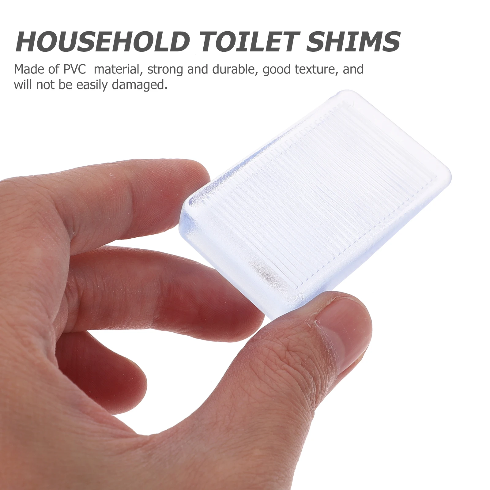 12pcs Furniture Leveling Pvc Table Toilet Shims Anti-Slip Durable Multi-Function Wear-Resistant Stacking Design Household Shims
12pcs Furniture Leveling Pvc Table Toilet Shims Anti-Slip Durable Multi-Function Wear-Resistant Stacking Design Household Shims