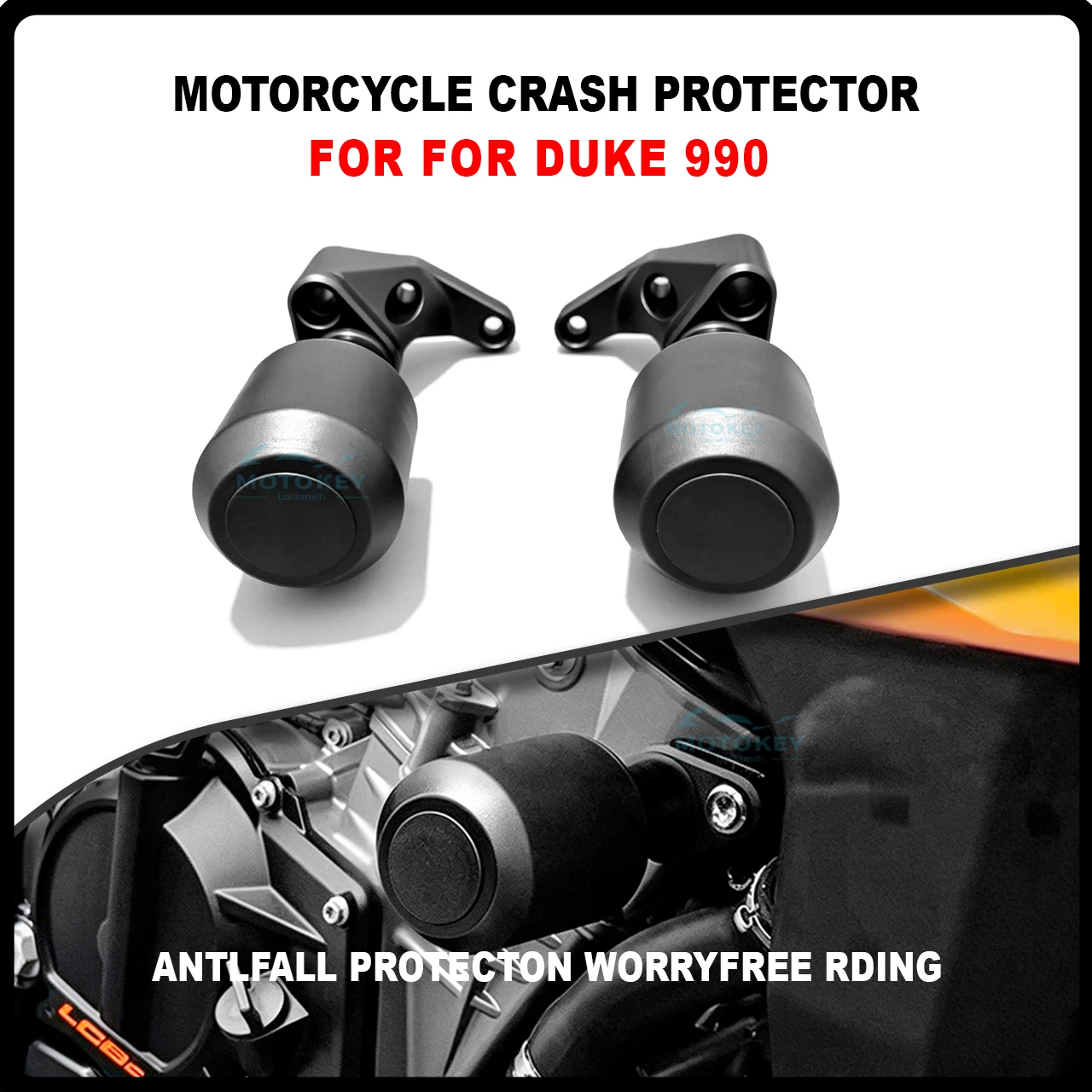 For duke 990 Crash Protectors Falling Protection CNC Frame Slider Fairing Guard Crash Pad Protector For KTM DUKE 990 2024-2026
For duke 990 Crash Protectors Falling Protection CNC Frame Slider Fairing Guard Crash Pad Protector For KTM DUKE 990 2024-2026