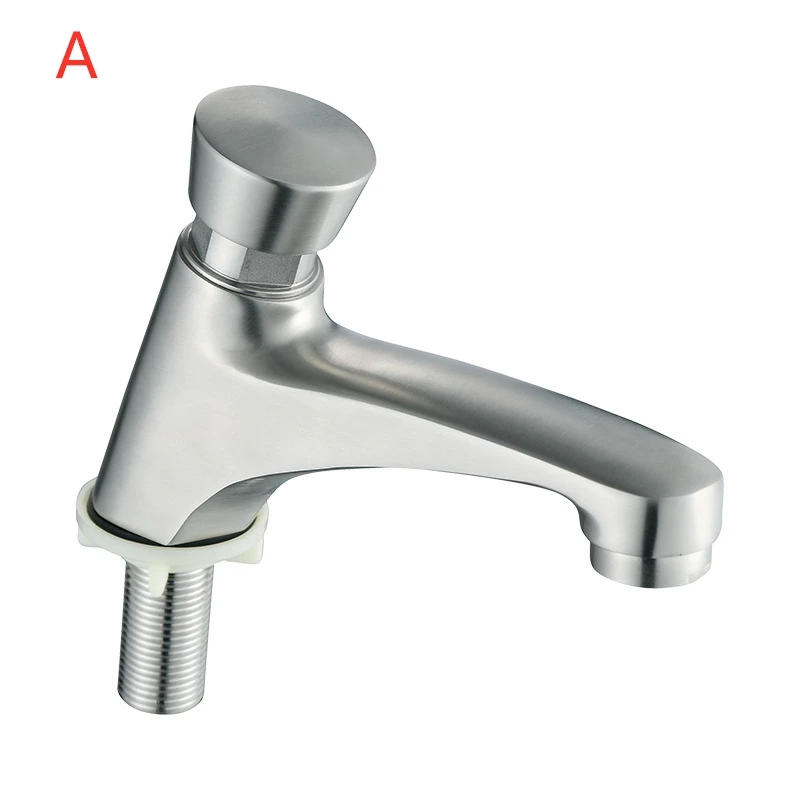 1PC Delay Single Cold Water Basin Faucet 304 Stainless Steel Brushed Button Public Toilet Washbasin Tap Wall/Deck Mount G1/2'
1PC Delay Single Cold Water Basin Faucet 304 Stainless Steel Brushed Button Public Toilet Washbasin Tap Wall/Deck Mount G1/2'