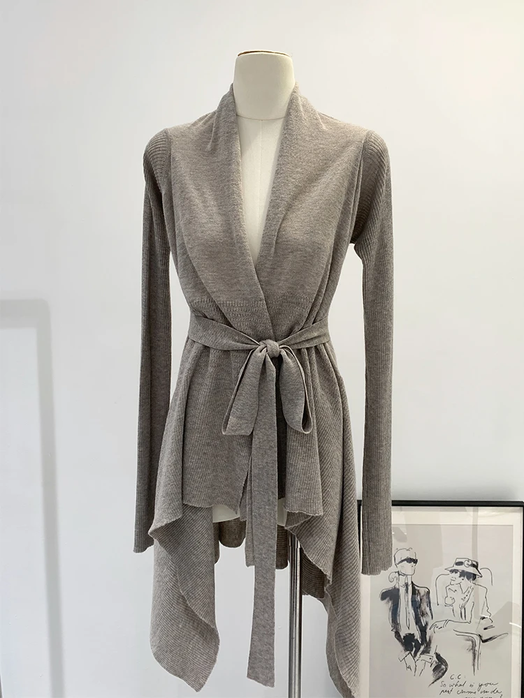 Spring Early Irregular Knitted Open Cardigan Women's Medium Length Outerwear Soft Polyester Blend Comfortable Commute Style
Spring Early Irregular Knitted Open Cardigan Women's Medium Length Outerwear Soft Polyester Blend Comfortable Commute Style