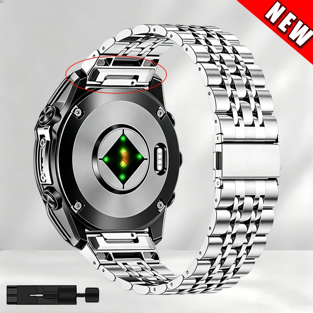 Quickfit Metal Band For Garmin Fenix 8 Pro Tactix 8 22mm 26mm Stainless Steel Strap Instinct 2X Enduro 2 3 D2 Delta 965 Bracelet
Quickfit Metal Band For Garmin Fenix 8 Pro Tactix 8 22mm 26mm Stainless Steel Strap Instinct 2X Enduro 2 3 D2 Delta 965 Bracelet