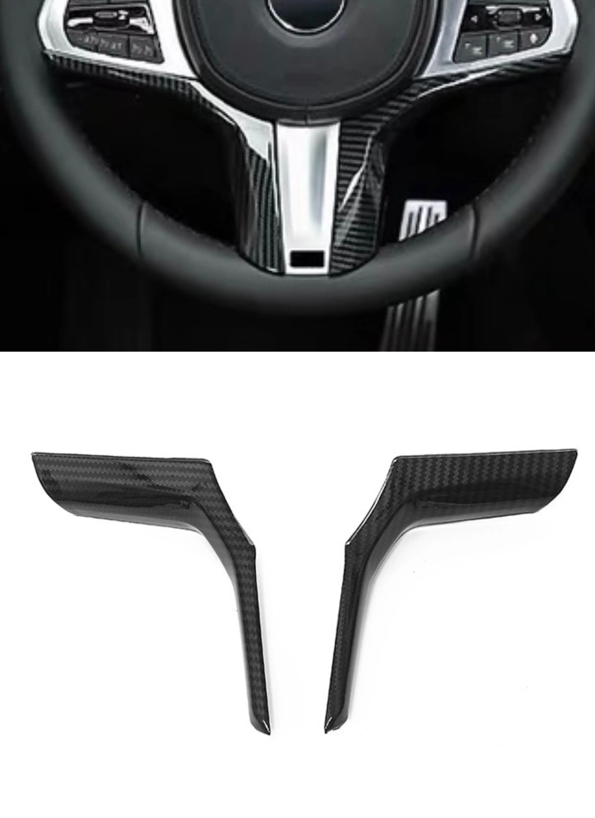 For BMW 3 Series G20 2019 2020 2021 Auto Steering Wheel Cover Decor Trim Sticker Carbon Fiber ABS
For BMW 3 Series G20 2019 2020 2021 Auto Steering Wheel Cover Decor Trim Sticker Carbon Fiber ABS