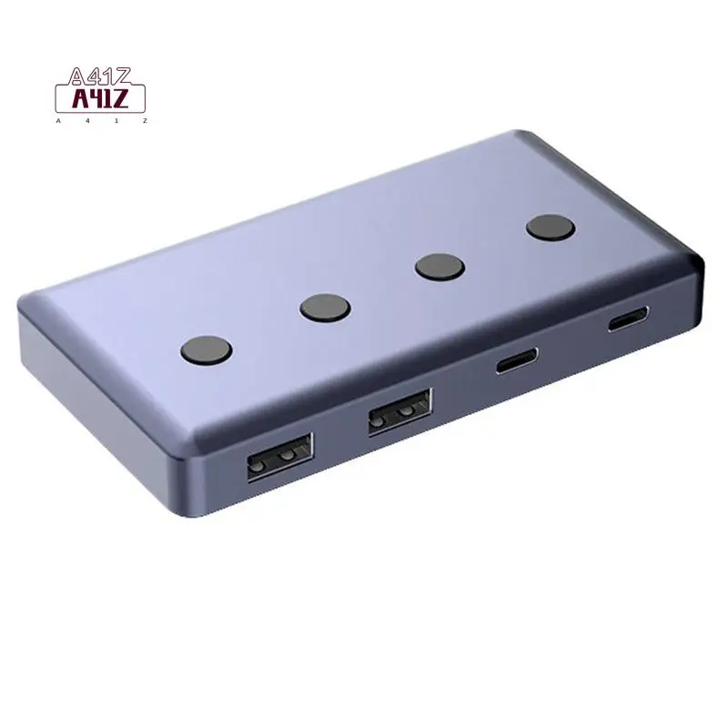 A41Z-USB C Hub 10Gbps 6 In 1 Powered USB 3.2 Gen 2 Hub Switch Button USB C To Type C USB Splitter Adapter For Pro PC
A41Z-USB C Hub 10Gbps 6 In 1 Powered USB 3.2 Gen 2 Hub Switch Button USB C To Type C USB Splitter Adapter For Pro PC