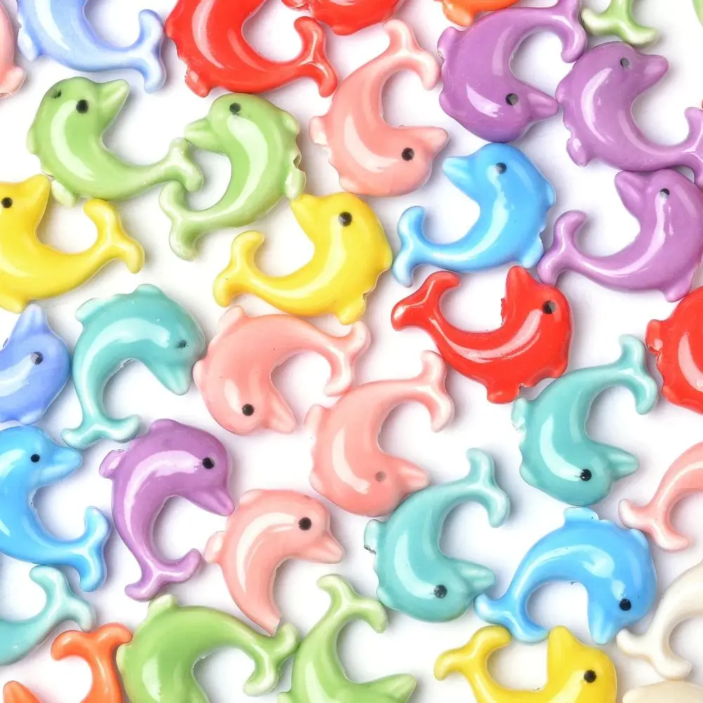 Handmade Craft Dolphin Beads Ceramic Cartoon Design Ceramic Spacer Loose Beads Bracelet Making Kit Necklace Earrings
Handmade Craft Dolphin Beads Ceramic Cartoon Design Ceramic Spacer Loose Beads Bracelet Making Kit Necklace Earrings