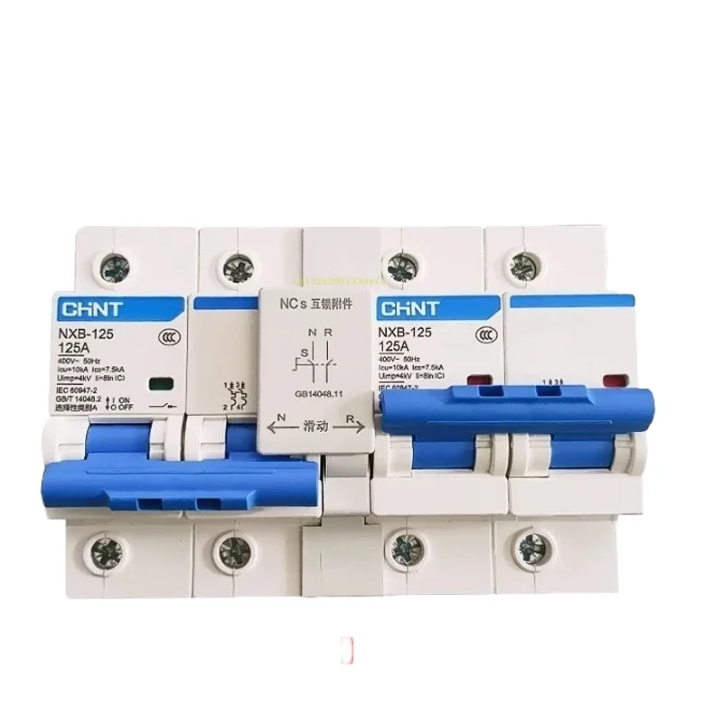 CHINT ATS NXB-125 80A 100A 125A Dual Power Supply Interlock Conversion Power Switch 1P+1P 2P+2P 3P+3P 4P+4P Original Product
CHINT ATS NXB-125 80A 100A 125A Dual Power Supply Interlock Conversion Power Switch 1P+1P 2P+2P 3P+3P 4P+4P Original Product