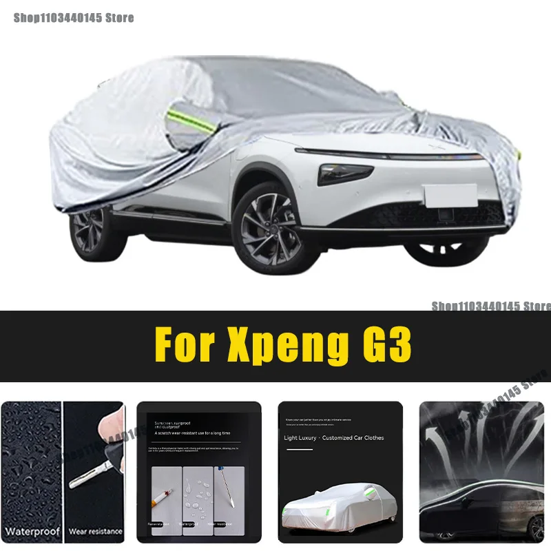Full Car Covers Outdoor Sun UV Protection Dust Rain Snow Oxford cover Protective For Xpeng G3 Accessories car umbrella
Full Car Covers Outdoor Sun UV Protection Dust Rain Snow Oxford cover Protective For Xpeng G3 Accessories car umbrella