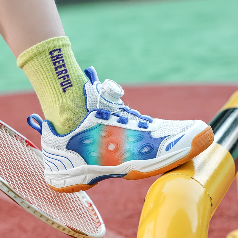 Children's Badminton Shoes For Boys Girls Mesh Breathable Sports Running Lightweight Anti-slip Outdoor Indoor Tennis Sneakers
Children's Badminton Shoes For Boys Girls Mesh Breathable Sports Running Lightweight Anti-slip Outdoor Indoor Tennis Sneakers