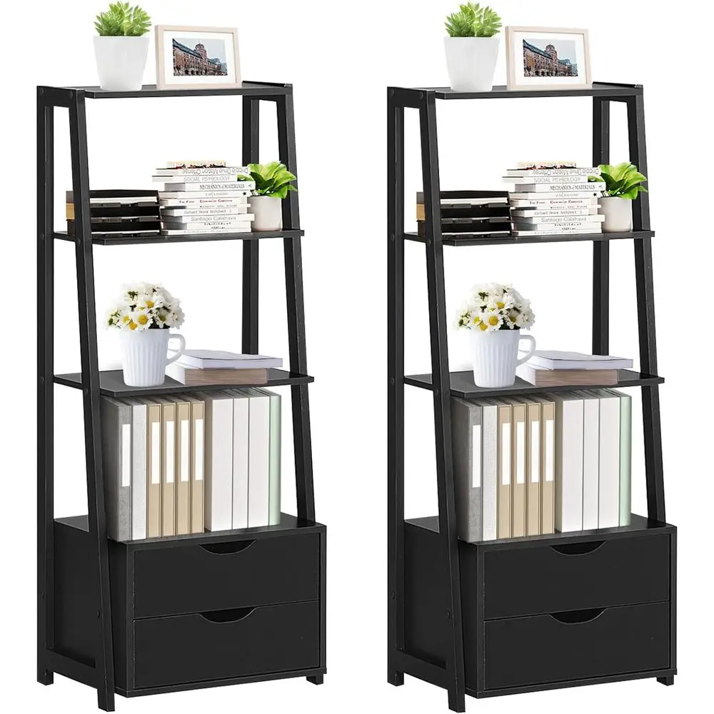 4-Tier Wooden Storage Display Shelving Unit with Drawers, Ideal for Home Office, Bathroom, and Plant Stands
4-Tier Wooden Storage Display Shelving Unit with Drawers, Ideal for Home Office, Bathroom, and Plant Stands