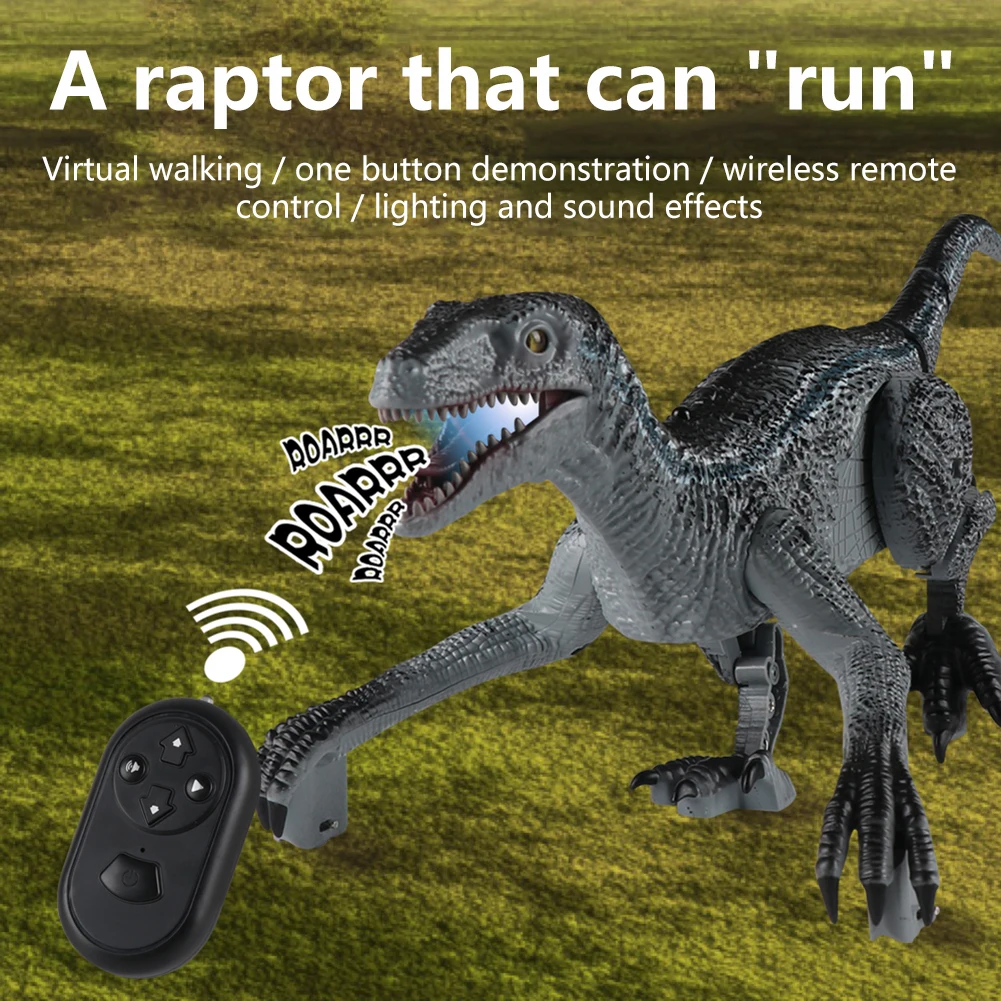 2.4G RC Simulation Velociraptor Toys Electric Walking Animal Robot Dinosaur Toys for Kids Boys Gifts Supplies
2.4G RC Simulation Velociraptor Toys Electric Walking Animal Robot Dinosaur Toys for Kids Boys Gifts Supplies