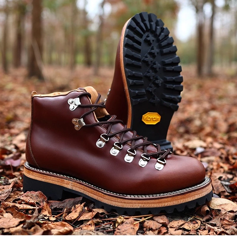 Male Vintage Hiking Thick Sole Boots Luxury Men Safety Shoes Genuine Leather Outdoor Casual Chelsea Motorcycle Work Boots
Male Vintage Hiking Thick Sole Boots Luxury Men Safety Shoes Genuine Leather Outdoor Casual Chelsea Motorcycle Work Boots