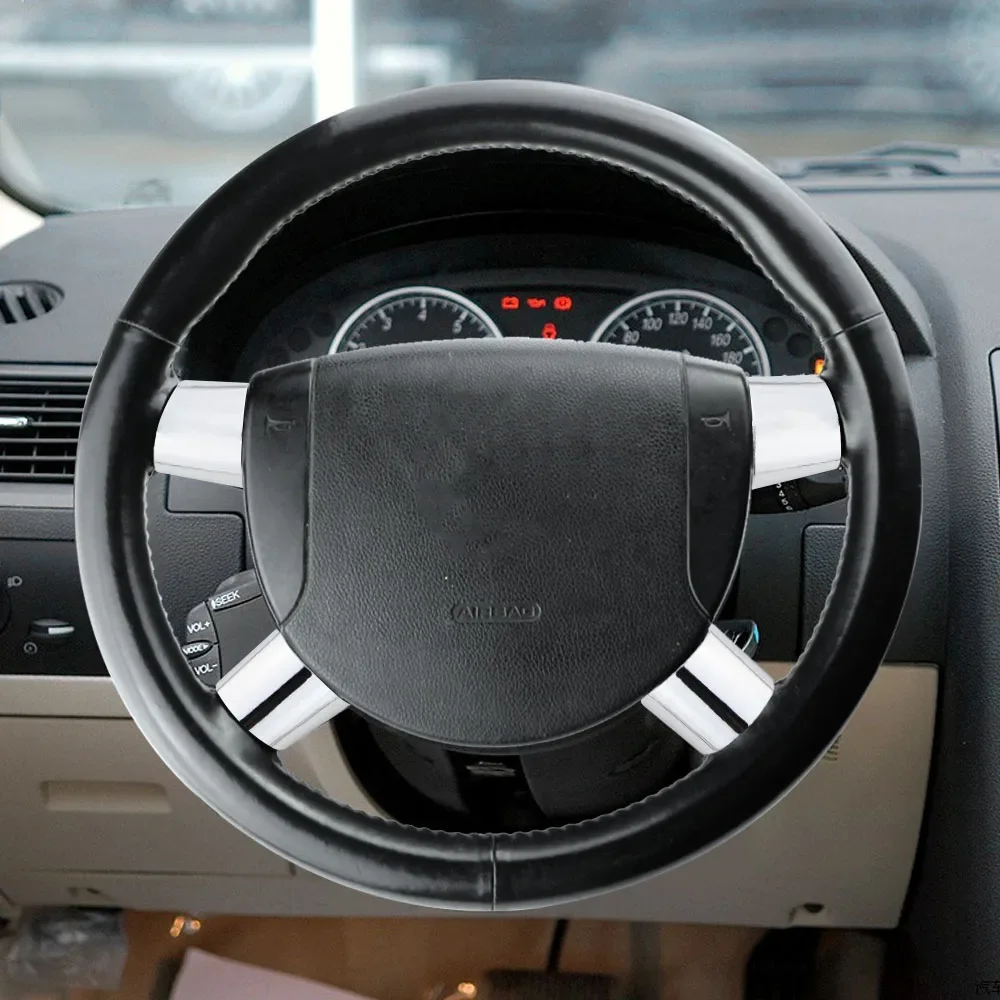 Для Ford Mondeo 2004 2005 2006, наклейка на руль, 4 шт., украшение из АБС-пластика, хромированная отделка, аксессуары для интерьера
Для Ford Mondeo 2004 2005 2006, наклейка на руль, 4 шт., украшение из АБС-пластика, хромированная отделка, аксессуары для интерьера