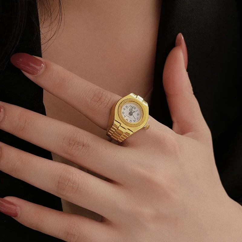 Mini Vintage Finger Ring Watch Round Creative Quartz Watches Fashion Couple Watches Accessories
Mini Vintage Finger Ring Watch Round Creative Quartz Watches Fashion Couple Watches Accessories