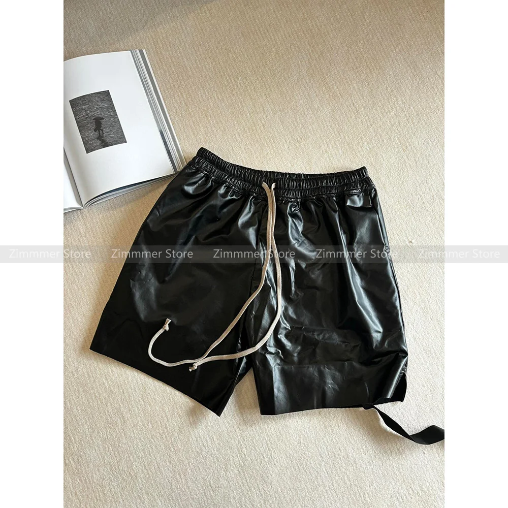 24 Spring and summer new women's dark niche fashion elastic waist drawstring eco-leather casual shorts
24 Spring and summer new women's dark niche fashion elastic waist drawstring eco-leather casual shorts