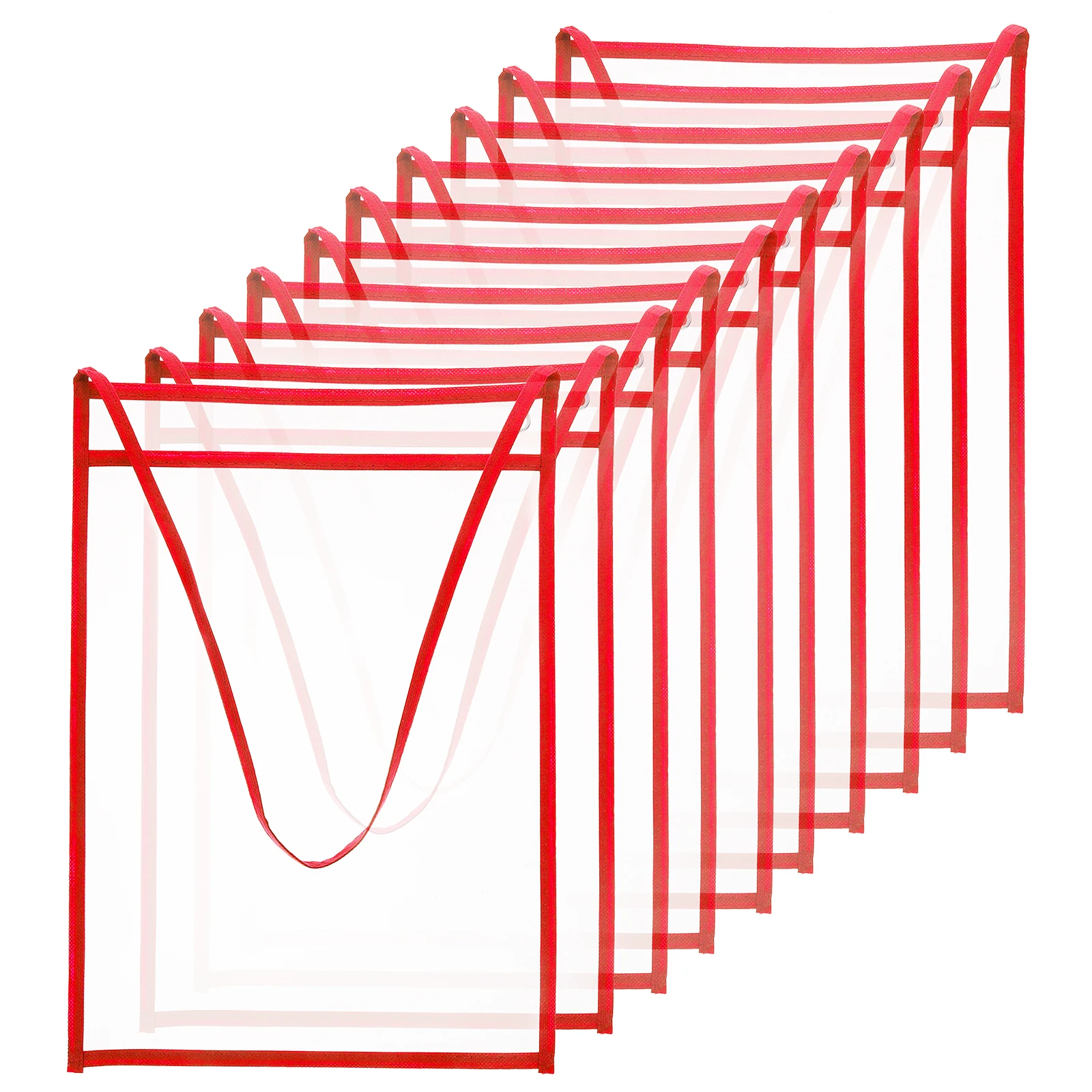 10pcs File Holder Blue Single Pocket Transparent Reusable Dry Erase Office Supplies Work Order Ticket Folder Storage Bags
10pcs File Holder Blue Single Pocket Transparent Reusable Dry Erase Office Supplies Work Order Ticket Folder Storage Bags