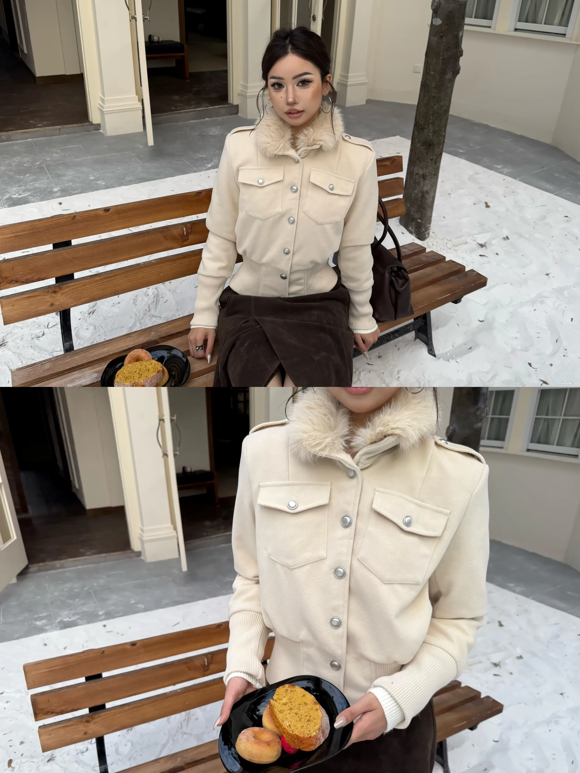 Женская утепленная куртка с воротником из искусственного меха, приталенная, до плеч, осенне-зимняя, повседневная, укороченная, с эффектом стройности
Женская утепленная куртка с воротником из искусственного меха, приталенная, до плеч, осенне-зимняя, повседневная, укороченная, с эффектом стройности