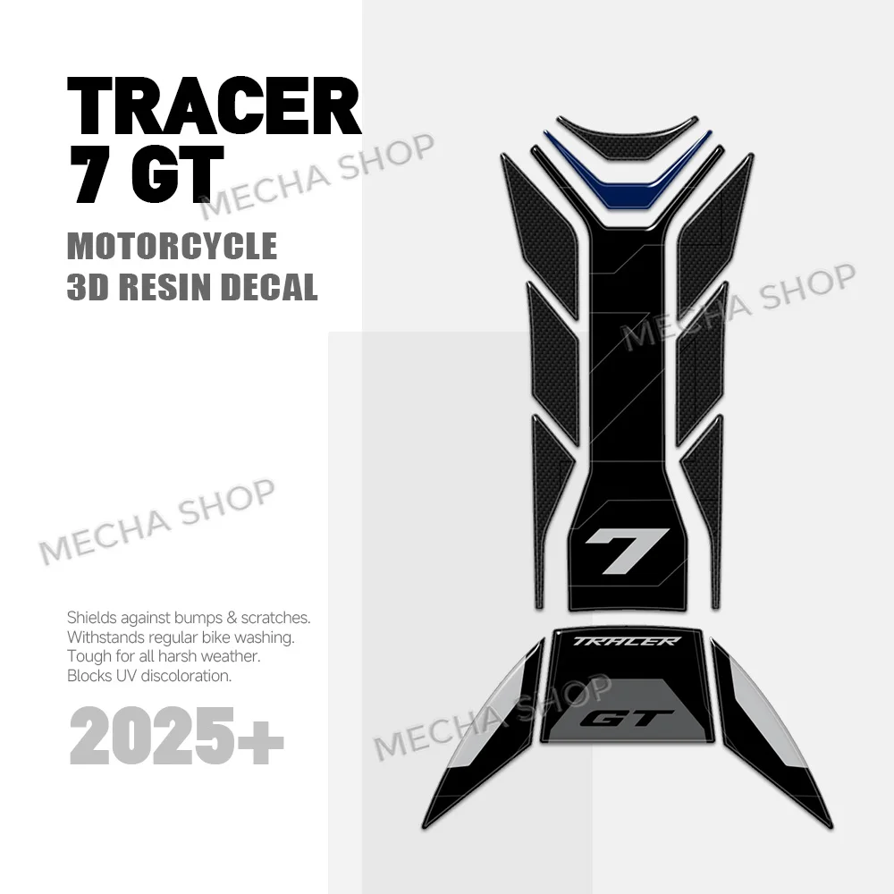For Tracer 7 GT 2025 2026 Tracer 7GT Accessories Motorcycle Fuel Tank Anti-Slip Pad 3D Resin Sticker Protection Kit
For Tracer 7 GT 2025 2026 Tracer 7GT Accessories Motorcycle Fuel Tank Anti-Slip Pad 3D Resin Sticker Protection Kit