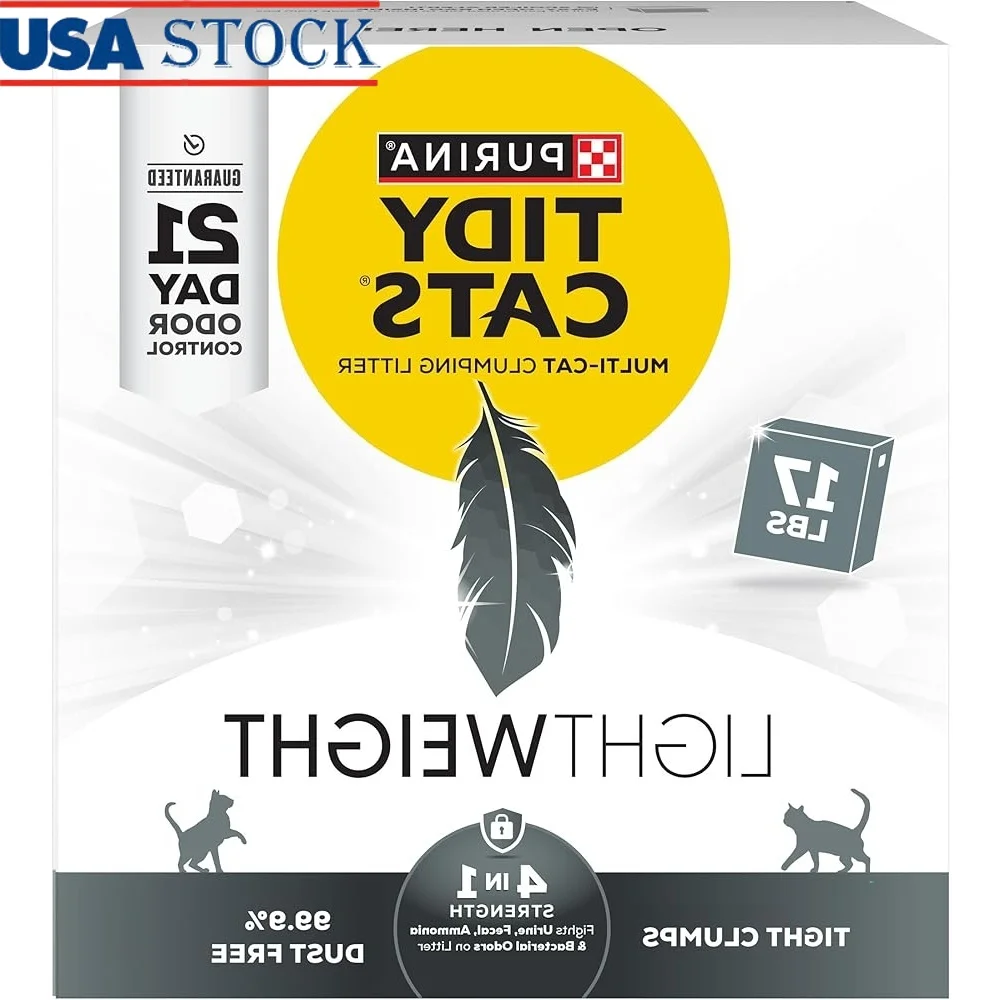 Multi Cat Lightweight Low Dust Clumping Cat Litter 17lb 4-in-1 Odor Control Ammonia Blocker Floral Scent Natural Clay Formula
Multi Cat Lightweight Low Dust Clumping Cat Litter 17lb 4-in-1 Odor Control Ammonia Blocker Floral Scent Natural Clay Formula