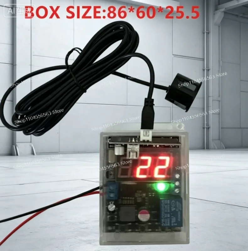 Ultrasonic Reversing Radar Sensor Module: Waterproof Probe, Display, Adjustable Distance, Relay Output for Car/Truck
Ultrasonic Reversing Radar Sensor Module: Waterproof Probe, Display, Adjustable Distance, Relay Output for Car/Truck