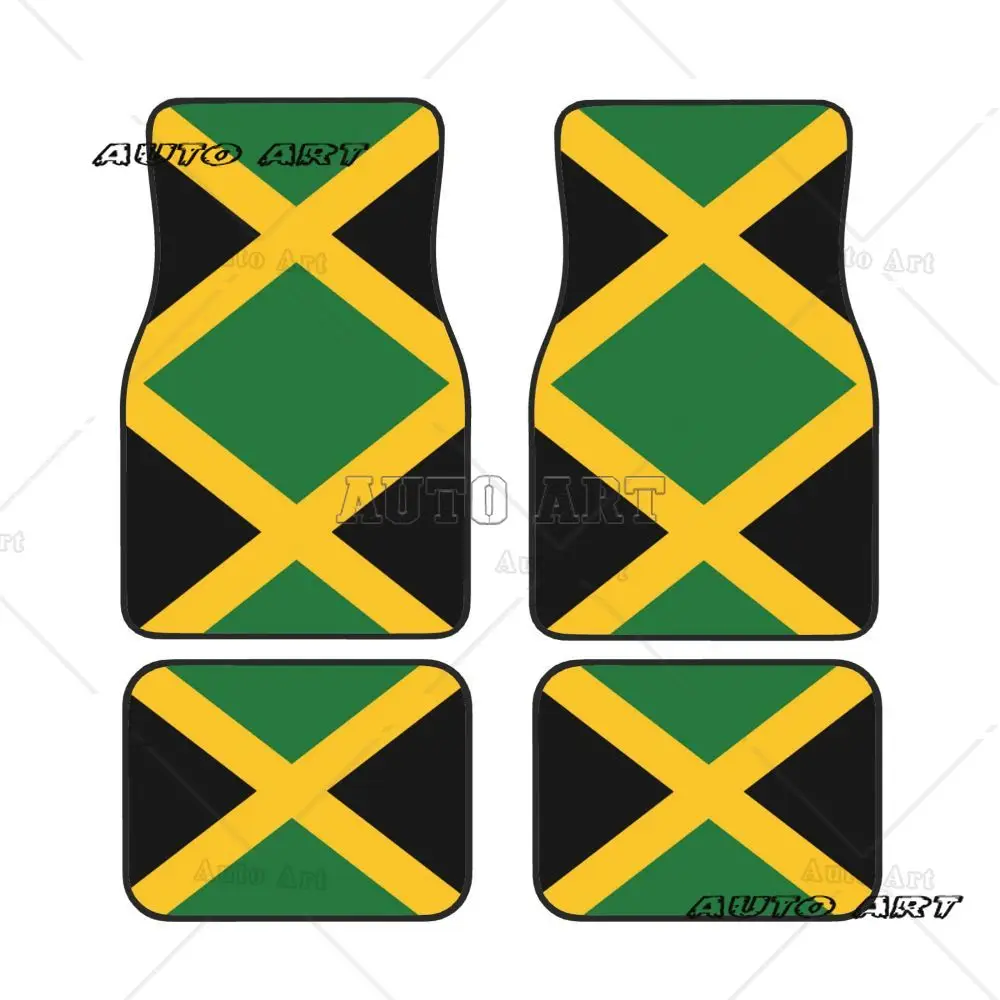 Flag of Jamaica Car Waterproof Rubber Car Mats 4PCS Car Floor Carpets Rugs Non-Slip Auto Foot Mats Universal Type
Flag of Jamaica Car Waterproof Rubber Car Mats 4PCS Car Floor Carpets Rugs Non-Slip Auto Foot Mats Universal Type