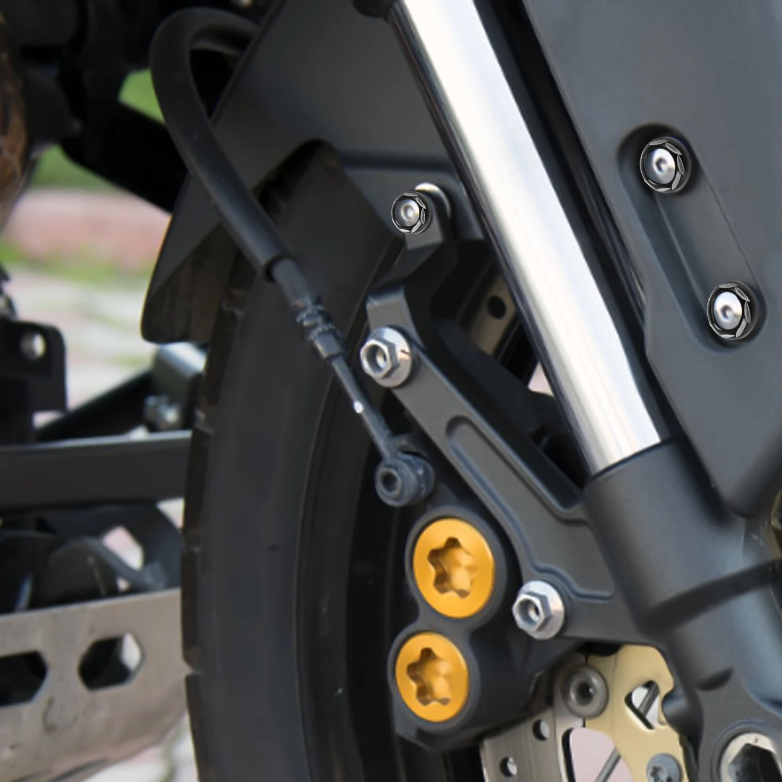 20Pcs Sturdy M6 Motorcycle License Plate Screw Gasket Aluminum Alloy Washer Motorcycle Body Modification Gaskets
20Pcs Sturdy M6 Motorcycle License Plate Screw Gasket Aluminum Alloy Washer Motorcycle Body Modification Gaskets