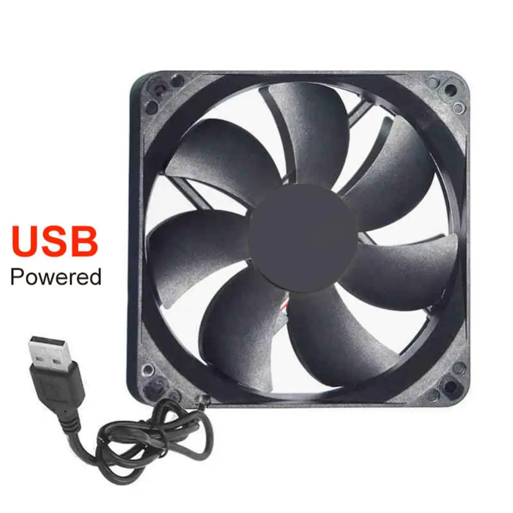 12cm 1200RPM 5V USB Cooling Fan Cooler for PC Computer Case Router Set-top Box
12cm 1200RPM 5V USB Cooling Fan Cooler for PC Computer Case Router Set-top Box