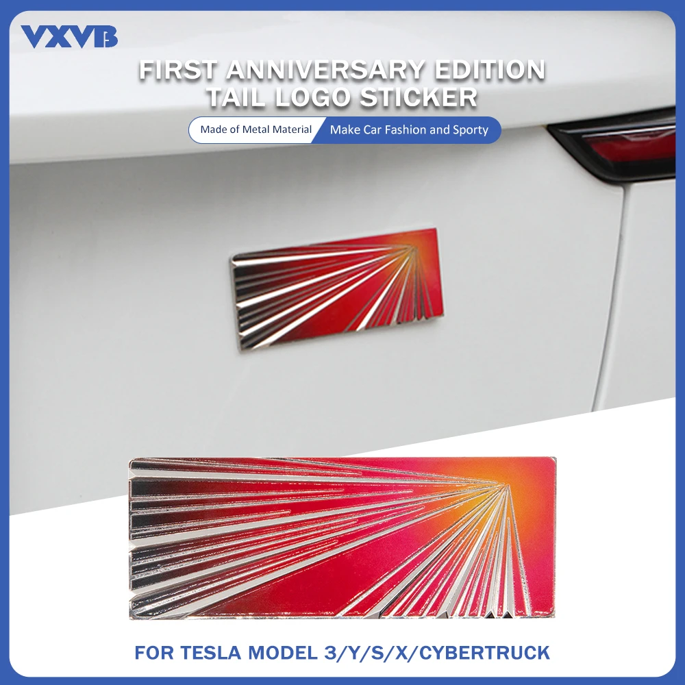First Anniversary Edition Tail Logo Sticker For Tesla Model 3 Y S X Tail Label Badge Creative Decor Decal Modified Accessories
First Anniversary Edition Tail Logo Sticker For Tesla Model 3 Y S X Tail Label Badge Creative Decor Decal Modified Accessories