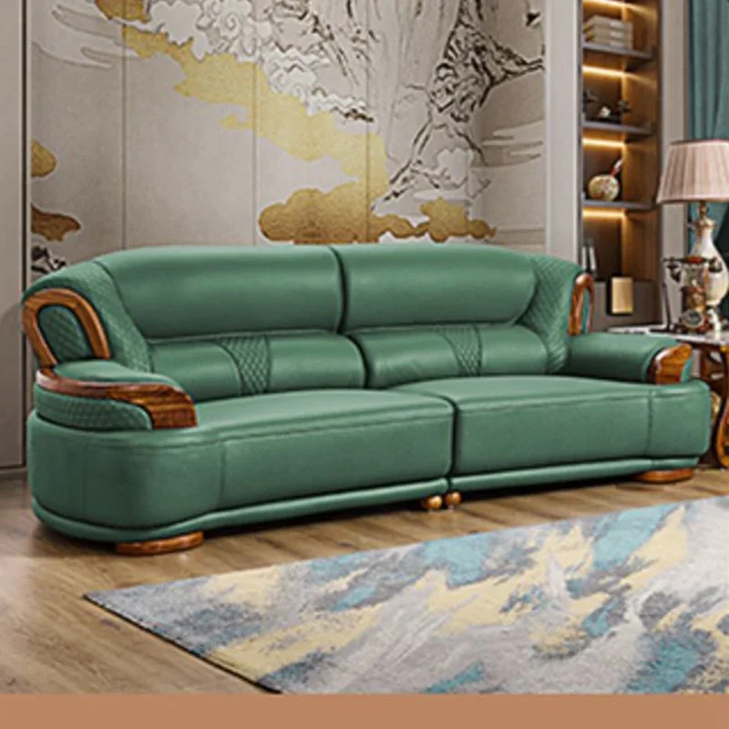 Luxury Villa Sofa Wood Green High End Apartment Sofa European Large Sillon Relax Reclinable Para Salon Living Room Furniture
Luxury Villa Sofa Wood Green High End Apartment Sofa European Large Sillon Relax Reclinable Para Salon Living Room Furniture