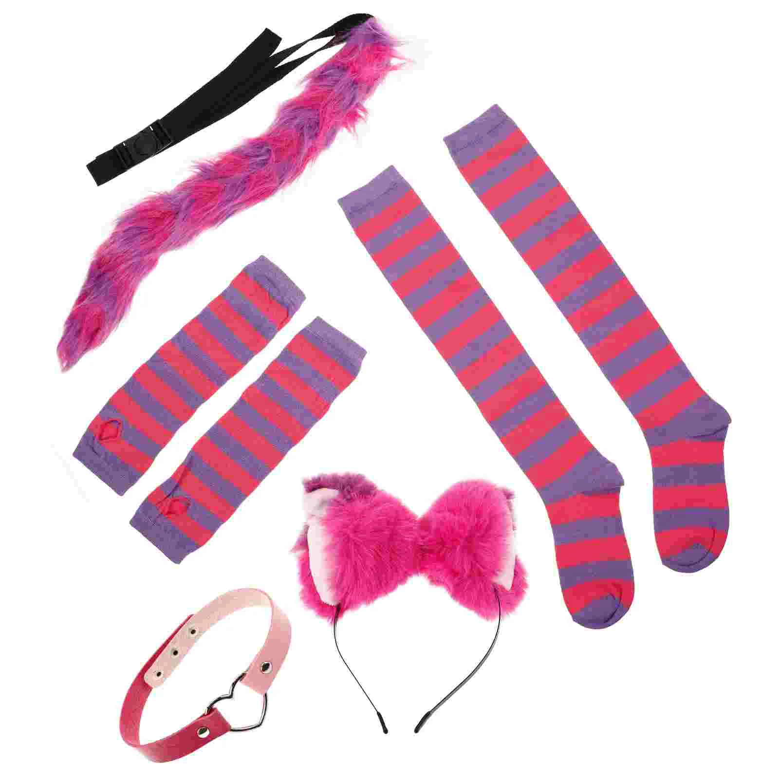 Cat Ear Set Costume Accessories Decorative Headband Tail Faux Fur Ears Hair Wear Cosplay
Cat Ear Set Costume Accessories Decorative Headband Tail Faux Fur Ears Hair Wear Cosplay