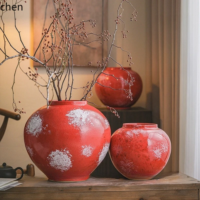 ZML Ceramic Vase Living Room Flower Arrangement New Year Housewarming Home Desktop Flower Container 
ZML Ceramic Vase Living Room Flower Arrangement New Year Housewarming Home Desktop Flower Container