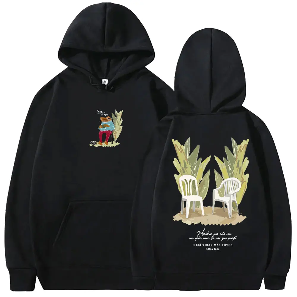 Rapper Bad Bunny Hoodie DeBi TiRAR MaS FOToS DTMF Merch 2026 Sweatshirt Men's Women Clothing Fashion Hip Hop Oversized Hoodies
Rapper Bad Bunny Hoodie DeBi TiRAR MaS FOToS DTMF Merch 2026 Sweatshirt Men's Women Clothing Fashion Hip Hop Oversized Hoodies