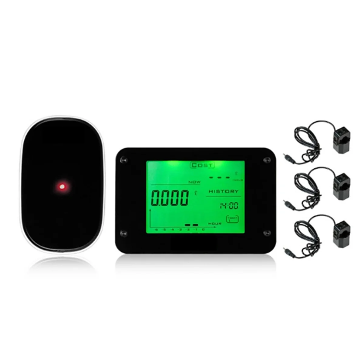 Wireless Electricity Monitor to Track Energy Usage in Real Time for Single or Three Phase Power Meter(3 Transformer)
Wireless Electricity Monitor to Track Energy Usage in Real Time for Single or Three Phase Power Meter(3 Transformer)