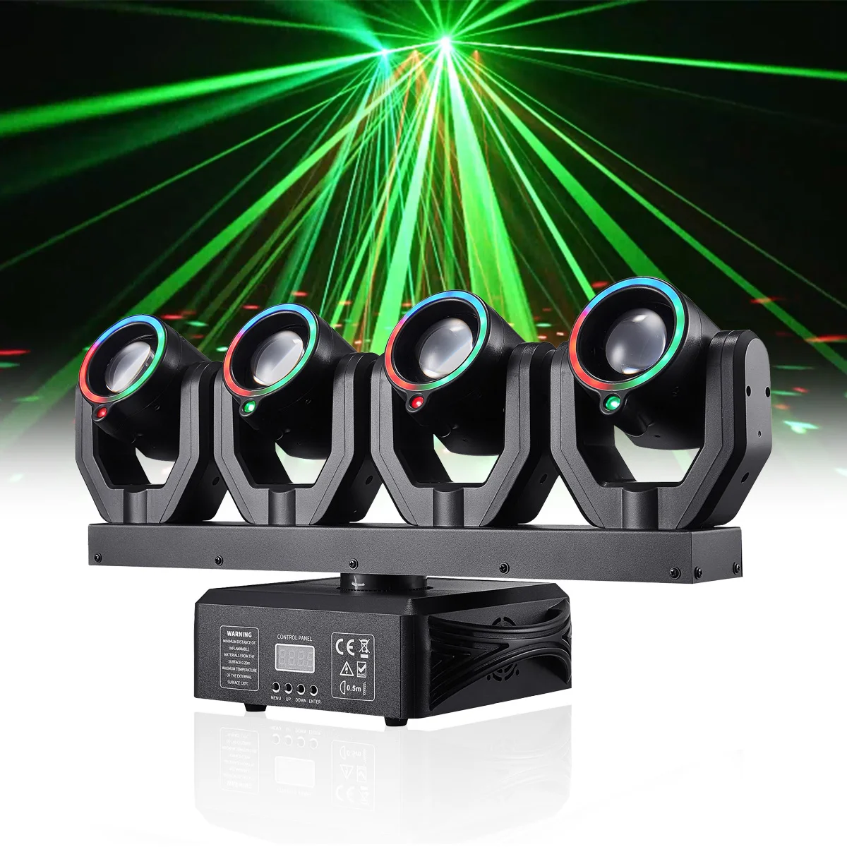 4-головный луч с подвижной головкой, 150 Вт, дискотека, голосовое управление, DJ-оборудование, вращающийся стробоскопический сценический эффект для клубного мероприятия, Рождества
4-головный луч с подвижной головкой, 150 Вт, дискотека, голосовое управление, DJ-оборудование, вращающийся стробоскопический сценический эффект для клубного мероприятия, Рождества