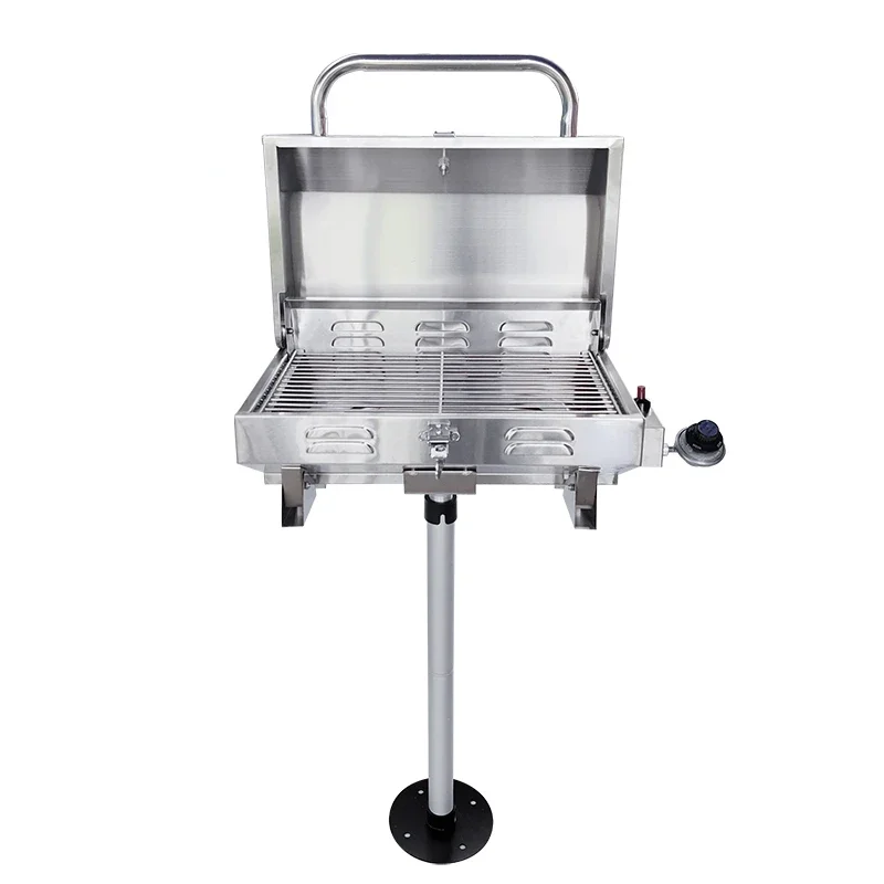 Genuine Marine Boat Parts RV Outdoor Adjustable Stainless Steel Large Gas And Charcoal Grill Combo BBQ Barbecue Grill
Genuine Marine Boat Parts RV Outdoor Adjustable Stainless Steel Large Gas And Charcoal Grill Combo BBQ Barbecue Grill