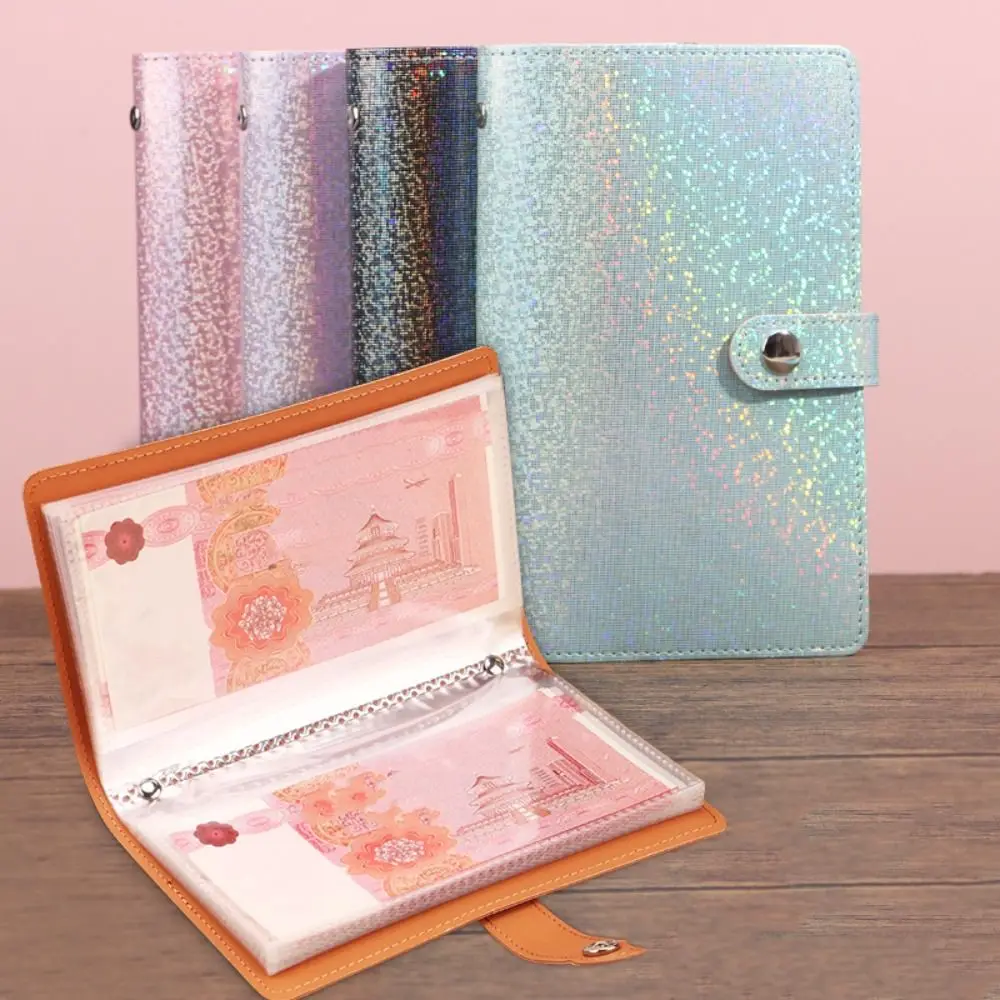 50Sheets Saving Money Binder PU Leather Bling Shiny Envelopes Saving Challenges Refillable Planner Organizer Account Book
50Sheets Saving Money Binder PU Leather Bling Shiny Envelopes Saving Challenges Refillable Planner Organizer Account Book