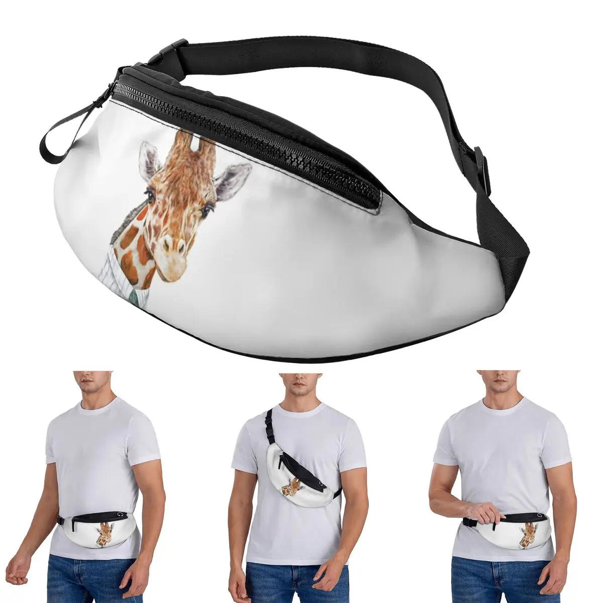 Crossbody Waist Bag Giraffe Men Women Fanny Pack Traveling Running Money Phone Pouch
Crossbody Waist Bag Giraffe Men Women Fanny Pack Traveling Running Money Phone Pouch