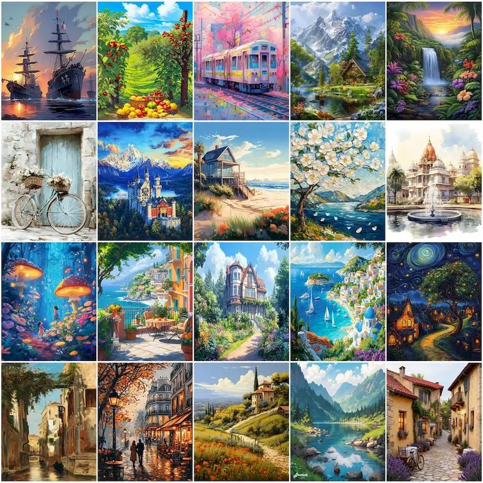 GATYZTORY Canvas Painting By Numbers Picture Drawing Acrylic Art Supplies Paints Landscape Markers By Numbers Wall Accessories
GATYZTORY Canvas Painting By Numbers Picture Drawing Acrylic Art Supplies Paints Landscape Markers By Numbers Wall Accessories