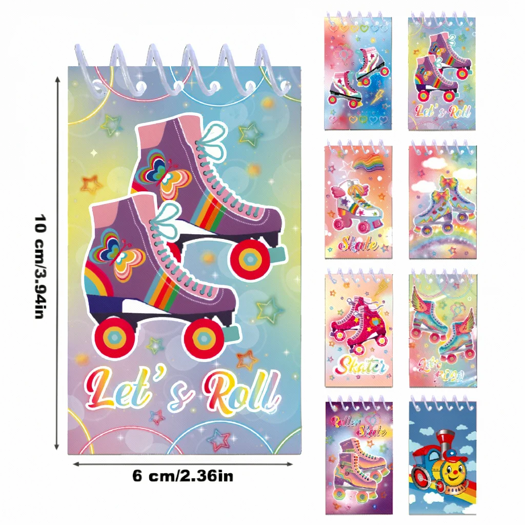 Roller Skate Themed Notebook Tear-off Portable Student Notebook Spiral Pocket Notebook Portable Roller Skate Journal For Party
Roller Skate Themed Notebook Tear-off Portable Student Notebook Spiral Pocket Notebook Portable Roller Skate Journal For Party