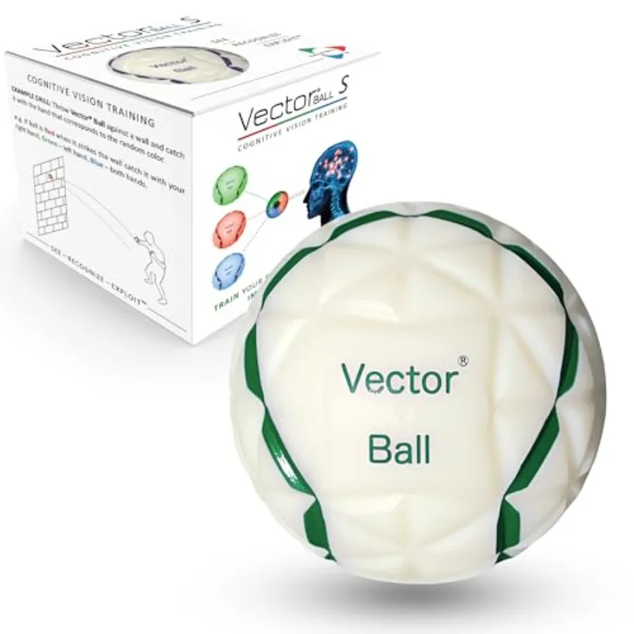 Vector Ball S Neuro-Visual Reaction Ball for Improving Sports Quickn, Focus, Agility, Speed, Hand Eye Coordination - Waterproof
Vector Ball S Neuro-Visual Reaction Ball for Improving Sports Quickn, Focus, Agility, Speed, Hand Eye Coordination - Waterproof